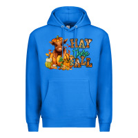 True Royal Hay there Fall pumpkin heifer Premium Hoodie - RanaPortraitStore