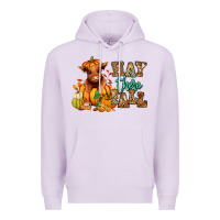 Lilac Hay there Fall pumpkin heifer Premium Hoodie - RanaPortraitStore