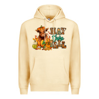 Pina Colada Hay there Fall pumpkin heifer Premium Hoodie - RanaPortraitStore