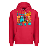 Cardinal I love Fall most of all Premium Hoodie - RanaPortraitStore