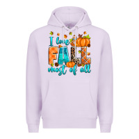 Lilac I love Fall most of all Premium Hoodie - RanaPortraitStore