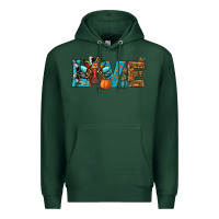 Sports Green Love Thanksgivings Turkey Premium Hoodie - RanaPortraitStore
