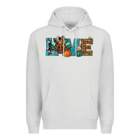 Dove Grey Love Thanksgivings Turkey Premium Hoodie - RanaPortraitStore