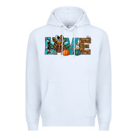 White Love Thanksgivings Turkey Premium Hoodie - RanaPortraitStore