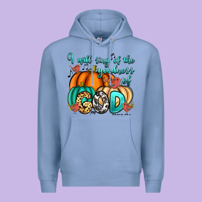 Premium Hoodie I will sing of the goodness of God Psalm 89:1