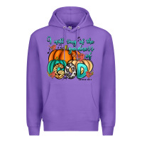 Purple I will sing of the goodness of God Psalm 89:1 Premium Hoodie - RanaPortraitStore