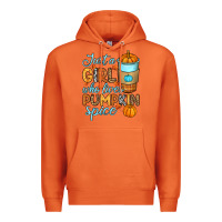 Carrot Just a girl who loves pumpkin spice Premium Hoodie - RanaPortraitStore