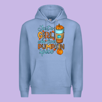 Premium Hoodie Just a girl who loves pumpkin spice