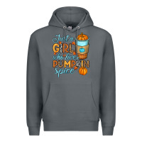 Rock Just a girl who loves pumpkin spice Premium Hoodie - RanaPortraitStore