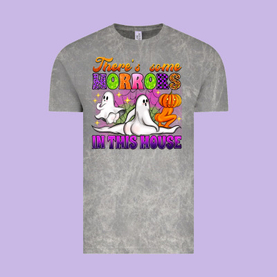 Theres Some Horrors In This House Vintage Tee Designed By Artiststas