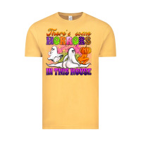 Vintage Mustard theres some horrors in this house Vintage Tee - Artiststas