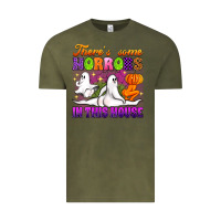 Vintage Olive theres some horrors in this house Vintage Tee - Artiststas