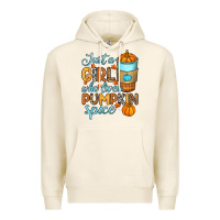 Tofu Just a girl who loves pumpkin spice Premium Hoodie - RanaPortraitStore