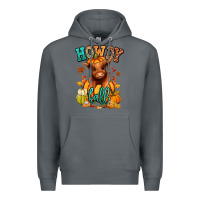 Rock Hay there Fall pumpkin heifer Premium Hoodie - RanaPortraitStore