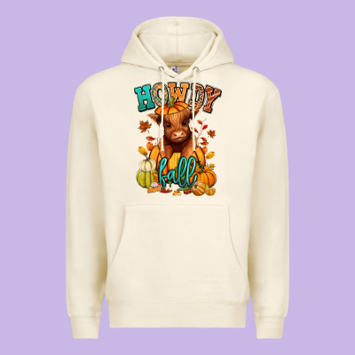 Premium Hoodie Hay there Fall pumpkin heifer