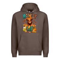 Coffee Hay there Fall pumpkin heifer Premium Hoodie - RanaPortraitStore