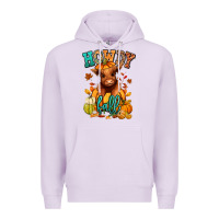 Lilac Hay there Fall pumpkin heifer Premium Hoodie - RanaPortraitStore