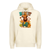 Sandshell Hay there Fall pumpkin heifer Premium Hoodie - RanaPortraitStore