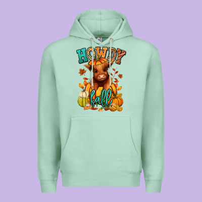 Premium Hoodie Hay there Fall pumpkin heifer