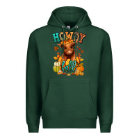 Sports Green Hay there Fall pumpkin heifer Premium Hoodie - RanaPortraitStore
