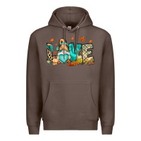Coffee But i think i love Fall most of all gnome Premium Hoodie - RanaPortraitStore