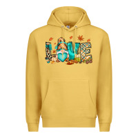 Antique Gold But i think i love Fall most of all gnome Premium Hoodie - RanaPortraitStore