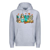 Heather Grey But i think i love Fall most of all gnome Premium Hoodie - RanaPortraitStore