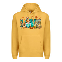 Mustard But i think i love Fall most of all gnome Premium Hoodie - RanaPortraitStore
