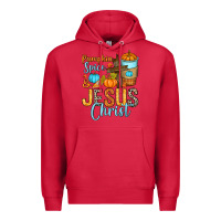 Cardinal Pumpkin spice and Jesus Christ Premium Hoodie - RanaPortraitStore