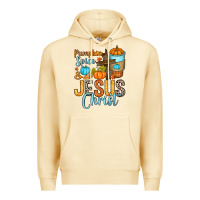 Pina Colada Pumpkin spice and Jesus Christ Premium Hoodie - RanaPortraitStore