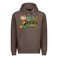 Coffee Pumpkin spice junkie Premium Hoodie - RanaPortraitStore