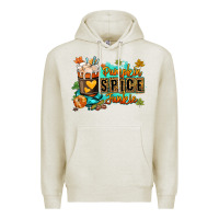 Oatmeal Heather Pumpkin spice junkie Premium Hoodie - RanaPortraitStore