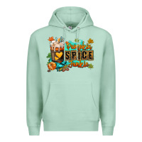 Seafoam Pumpkin spice junkie Premium Hoodie - RanaPortraitStore
