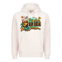 Pale Pink Pumpkin spice junkie Premium Hoodie - RanaPortraitStore