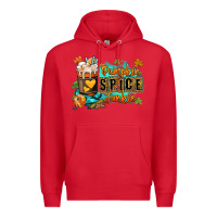 Red Pumpkin spice junkie Premium Hoodie - RanaPortraitStore