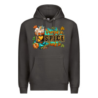 Smoke Pumpkin spice junkie Premium Hoodie - RanaPortraitStore
