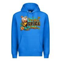 True Royal Pumpkin spice junkie Premium Hoodie - RanaPortraitStore