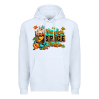 White Pumpkin spice junkie Premium Hoodie - RanaPortraitStore