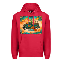 Cardinal Pumpkin farm Premium Hoodie - RanaPortraitStore