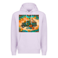 Lilac Pumpkin farm Premium Hoodie - RanaPortraitStore