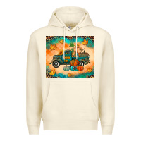 Sandshell Pumpkin farm Premium Hoodie - RanaPortraitStore