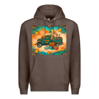 Coffee Pumpkin farm Premium Hoodie - RanaPortraitStore