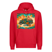 Red Pumpkin farm Premium Hoodie - RanaPortraitStore