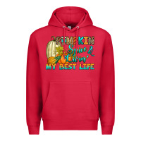 Cardinal Pumpkin spice and livin' my best life Premium Hoodie - RanaPortraitStore