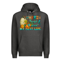 Charcoal Heather Pumpkin spice and livin' my best life Premium Hoodie - RanaPortraitStore