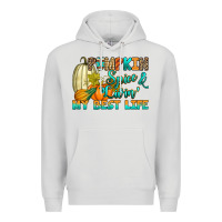 Dove Grey Pumpkin spice and livin' my best life Premium Hoodie - RanaPortraitStore