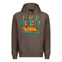 Coffee Thankful blessed and kind of a mess Premium Hoodie - RanaPortraitStore