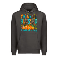 Smoke Thankful blessed and kind of a mess Premium Hoodie - RanaPortraitStore