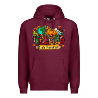 Burgundy Teaching little pumpkins Premium Hoodie - RanaPortraitStore