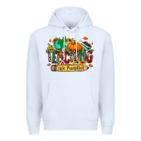 White Teaching little pumpkins Premium Hoodie - RanaPortraitStore